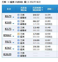 今日兰州到瓜州的火车票,穿越丝绸之路的便捷之旅