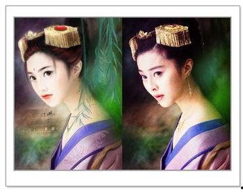 明星网红古装对比图片女,明星网红古装造型大比拼