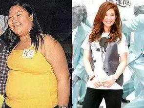 明星网红胖瘦对比图片大全