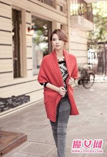 明星网红针织衫图片,明星同款，温暖时尚两不误